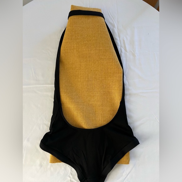 Louis Vuitton Vintage 00’s Black Halter Swimsuit w/Original Storage Bag. - Picture 6 of 12